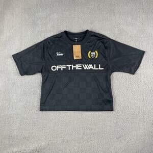 Vans Women's X-Small Black 100% Polyester Stevies Sports Jersey